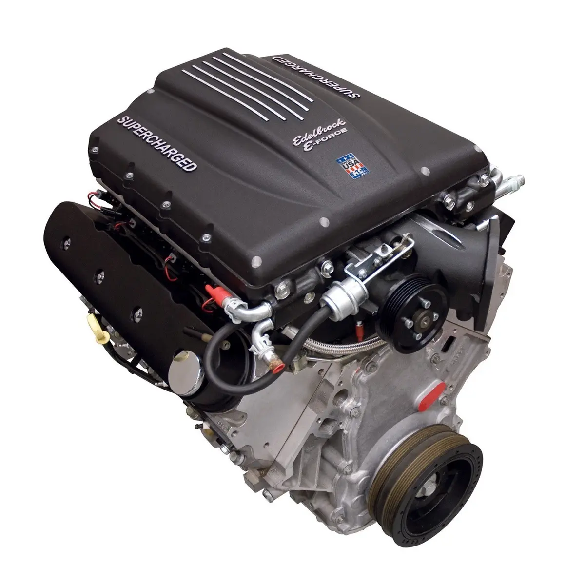 Edelbrock Supercharged Ls 416 Ci Crate Engine Eforce W/ Complete Efi And Access 1