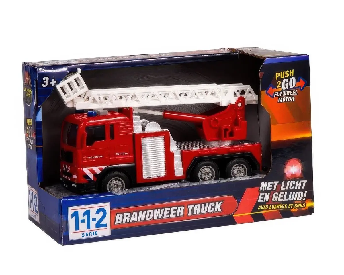112 Fire Truck 1:32 With Light And Sound 2