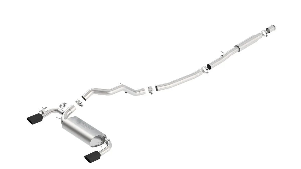 Borla S-Type Cat-Back Exhaust System For 2016–2018 Ford Focus Rs 1