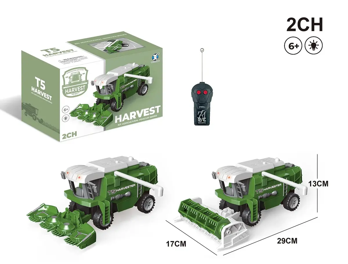 Remote Controlled Rc 2-Channel T5 Harvester 1