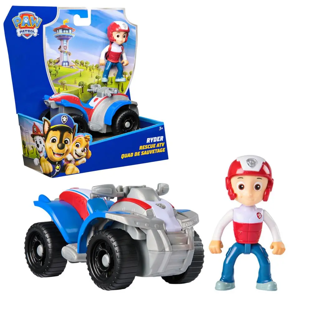 Paw Patrol Ryder's Rescue Atv Vehicle And Figure 1