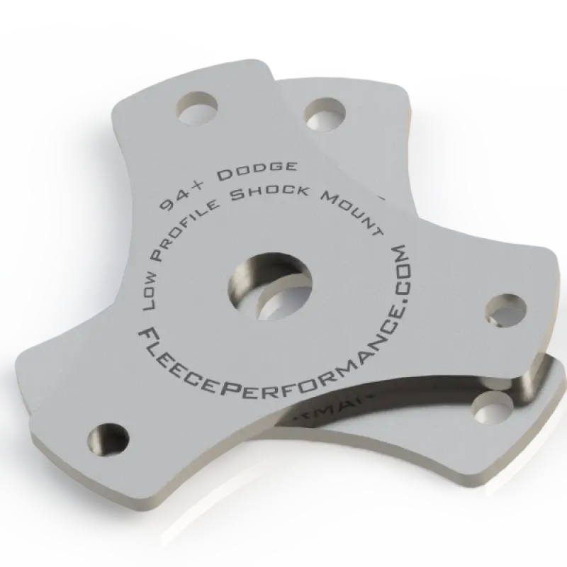 Fleece Performance Low-Profile Shock Mounts For Ram 2500/3500 Trucks 1