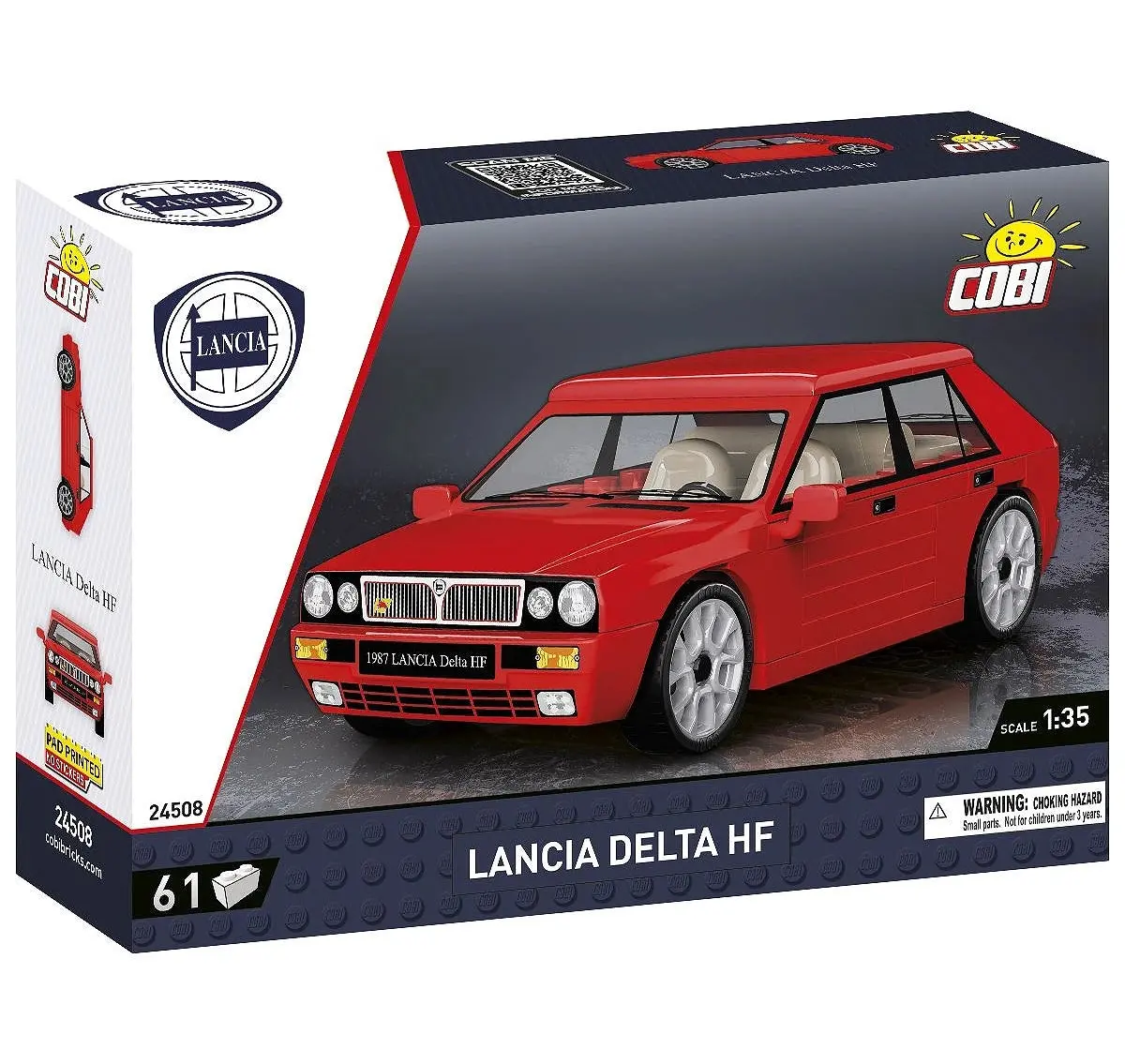 Cobi Lancia Delta Hf Model Kit 1