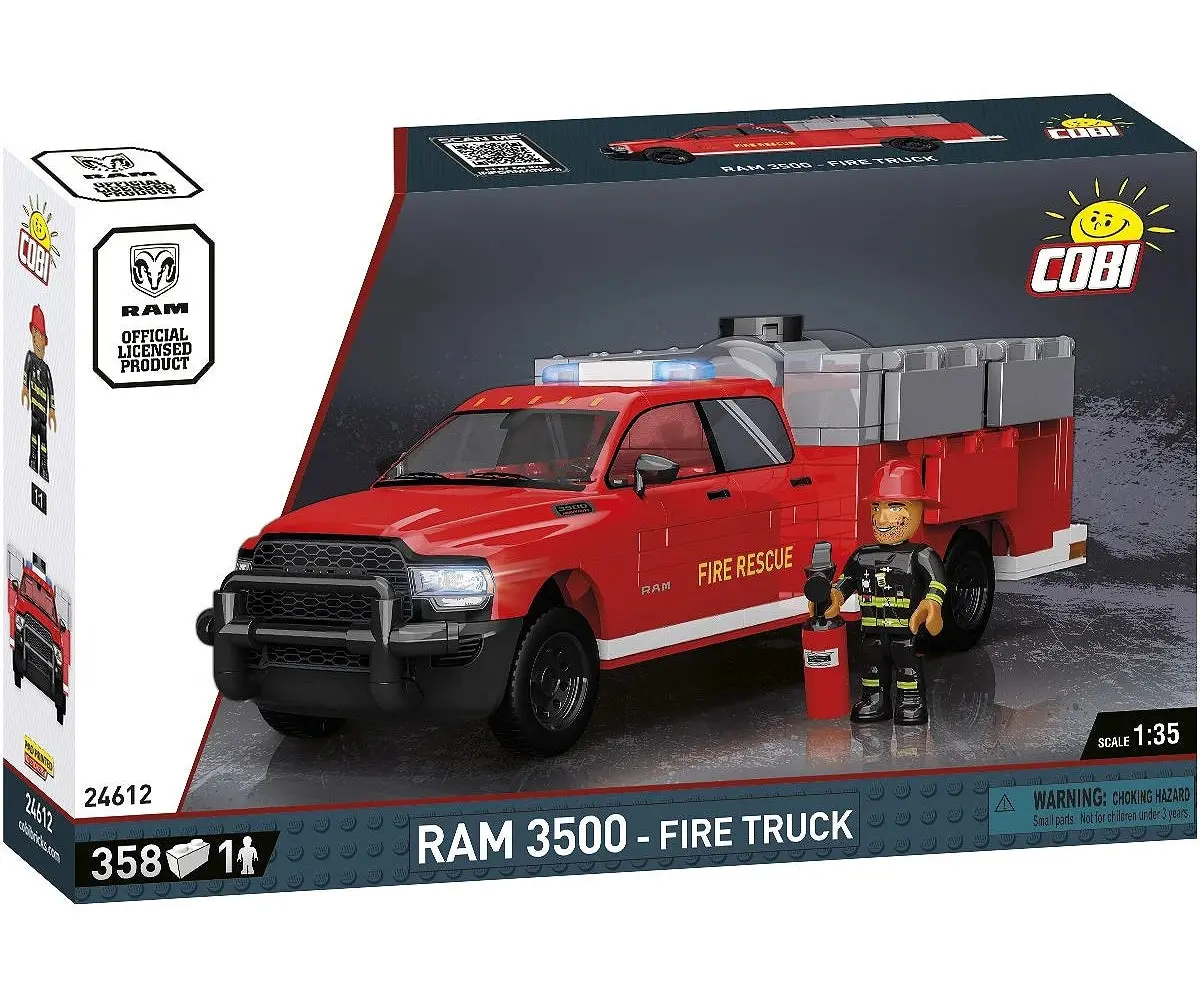 Cobi Ram 3500 Fire Truck Model Kit 1