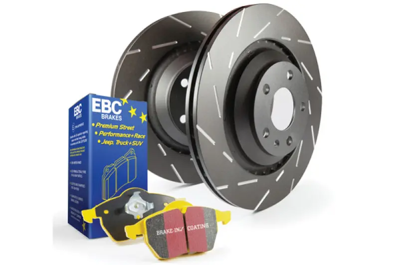 Stage 9 High-Performance Brake Kit — Yellowstuff Pads And Usr Drilled & Slotted Rotors 1