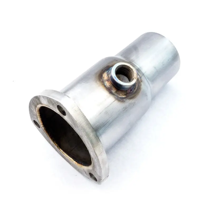 Stainless Works 3-Bolt Collector Adapter With O2 Bung – 2.5" Od Inlet, 2.25" Od Outlet 1