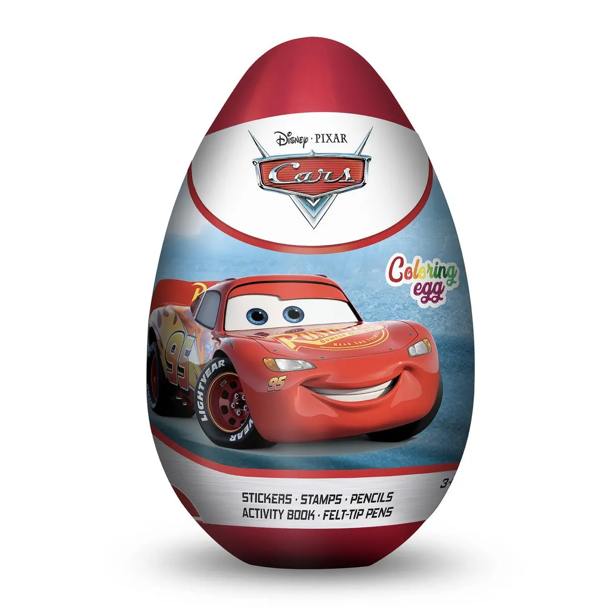 Cars Colouring Egg Set 1