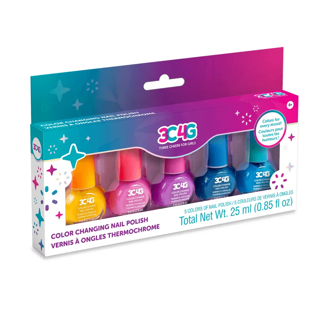 Make It Real 3C4g Color Changing Nail Polish 5Pk 1