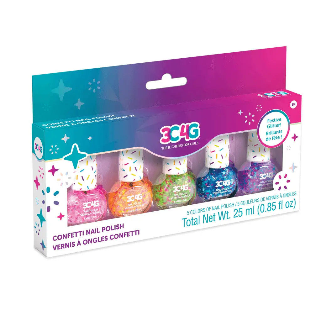 Make It Real 3C4g Confetti Nail Polish 5Pk 1