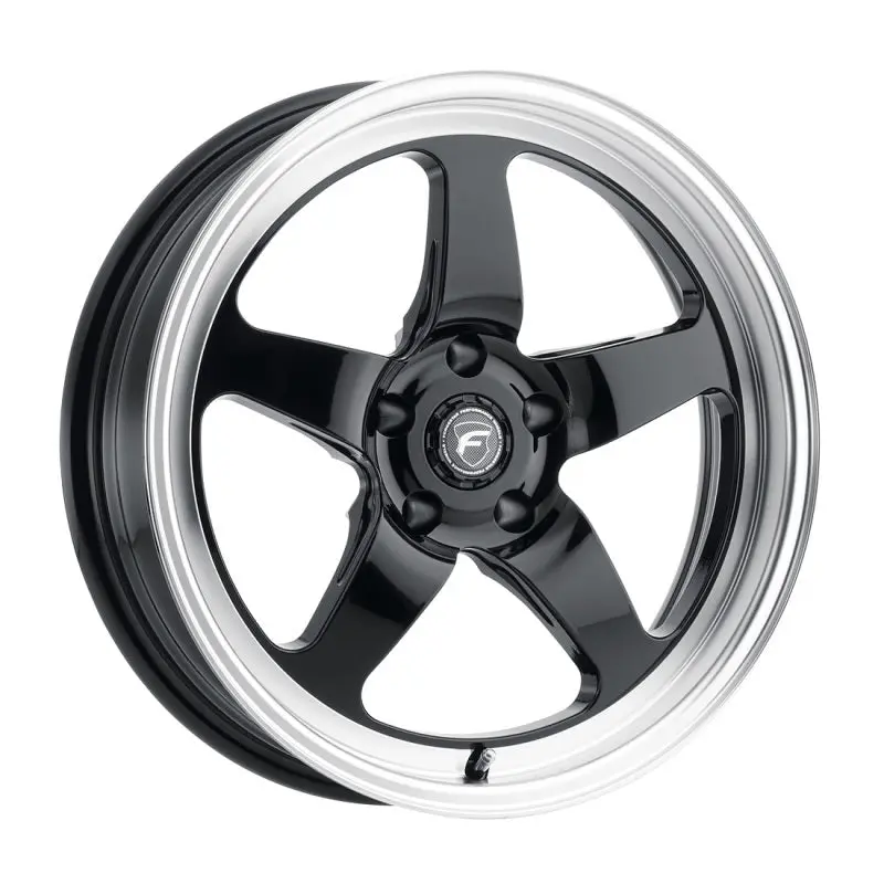 Forgestar F091 Drag Wheel – 15X10 Inch, 5X120.65 Bolt Pattern, +50Mm Offset, Gloss Black With Machined Lip 1