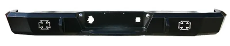 Iron Cross Gloss Black Rear Bumper – Heavy-Duty Fit For 2015–2019 Chevrolet Silverado 2500/3500 1