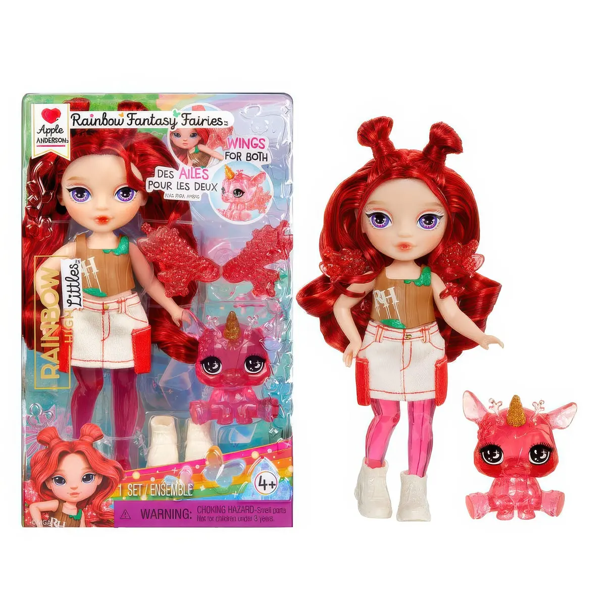 Rainbow High Littles Rainbow Fantasy Fairies With Pet - Apple Red 1