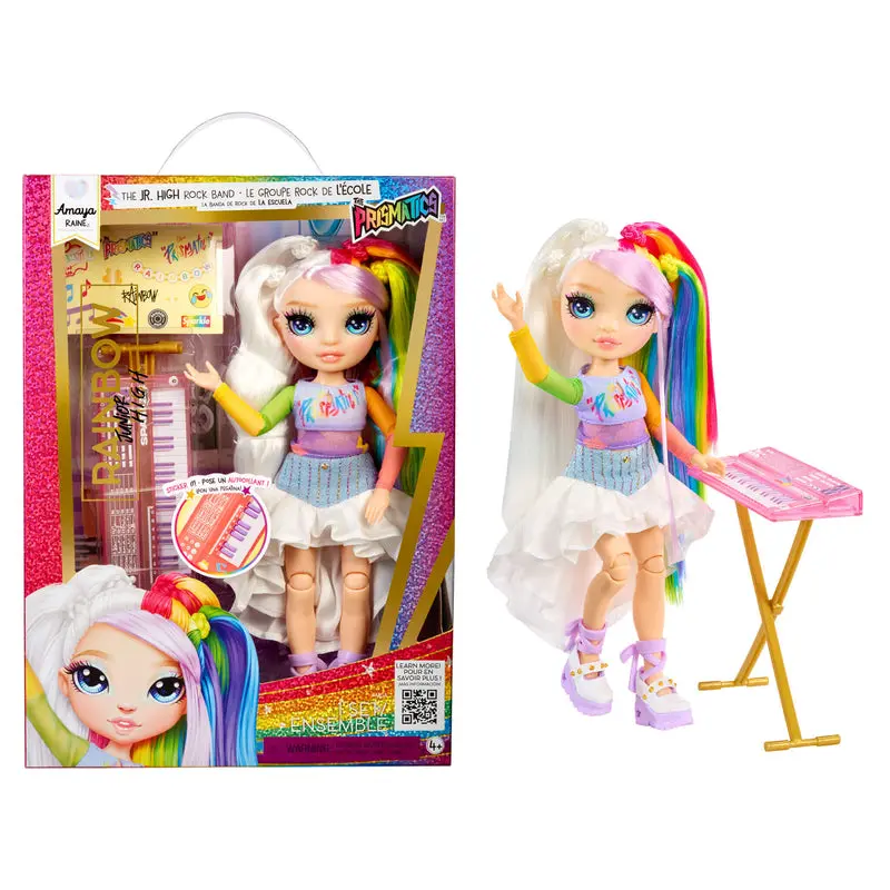 Rainbow High Jr High Rock Band - Amaya Rainbow 23Cm Fashion Doll 1