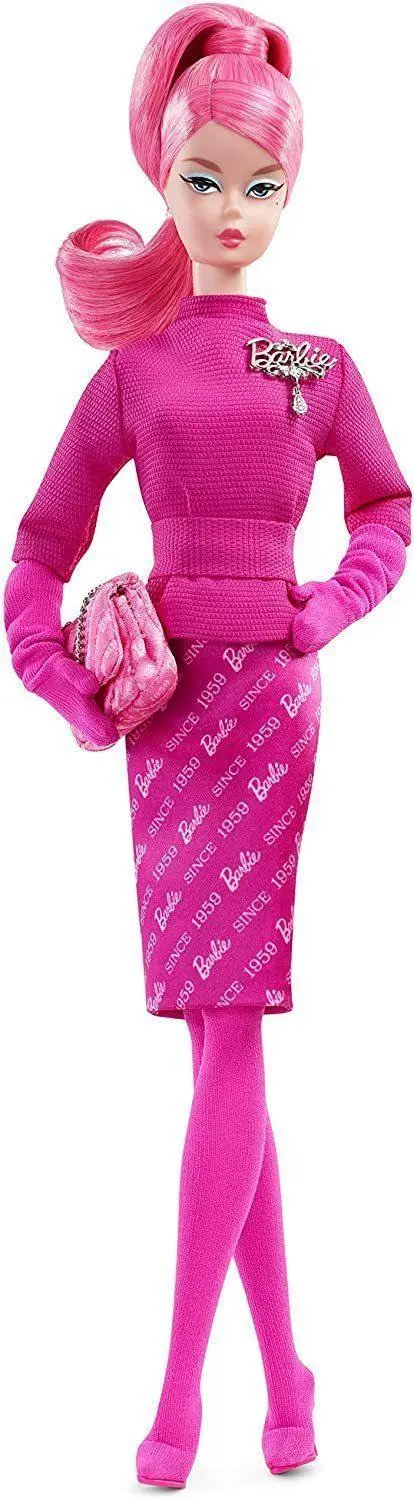 Barbie 60Th Anniversary Barbie Fashion Model Collection Proudly Pink Doll Dolls 1