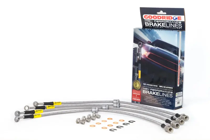 Goodridge 11/92-01 Impreza 2&4Wd W/ Rear Disc Brake Lines 1