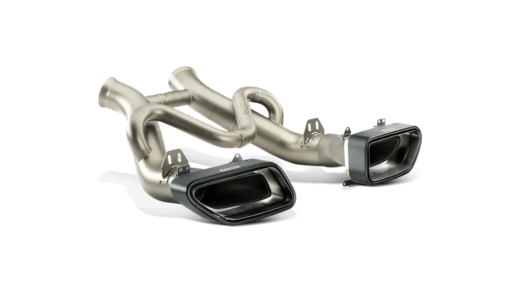 Akrapovic Titanium Slip-On Exhaust – Mclaren 12C & 12C Spyder (2012–2014), Carbon Tips 1