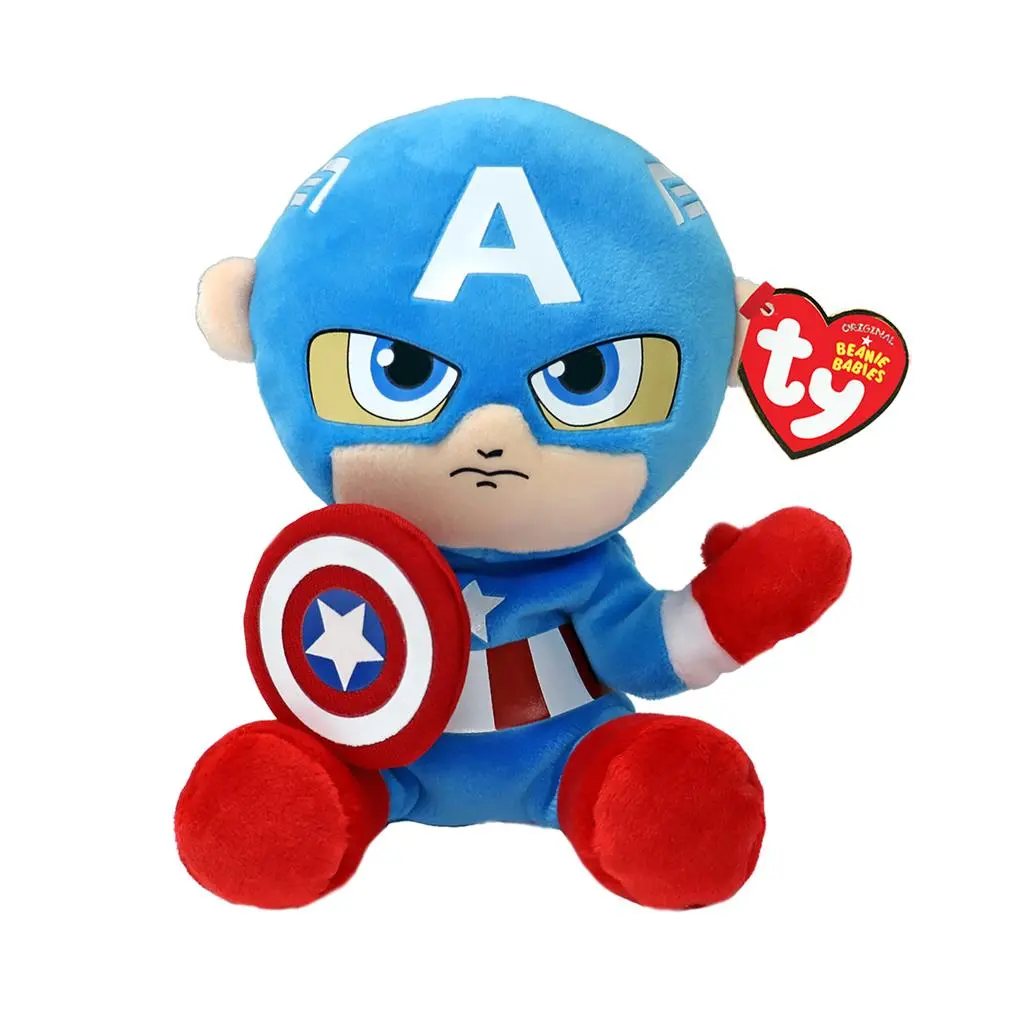 Ty Beanie Babies Marvel Captain America Soft 15Cm 1