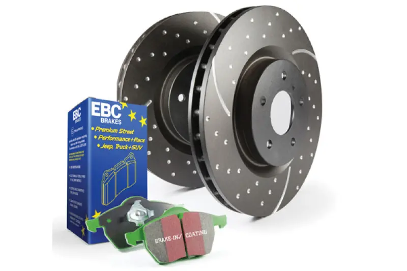 Greenstuff 2000 Brake Pads And Gd Sport Rotors — Stage 10 Performance Kit 1