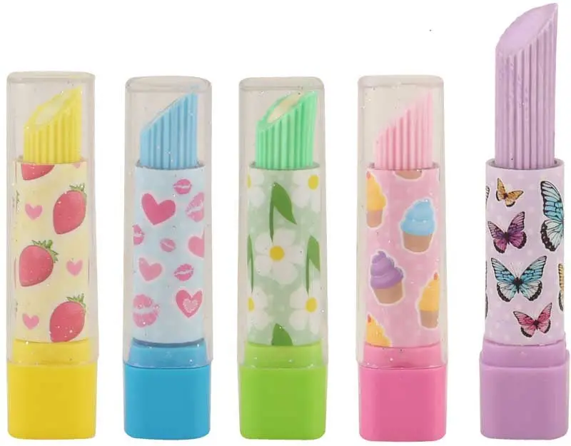 Fun Stationery Eraser Lipstick - Assortment 1