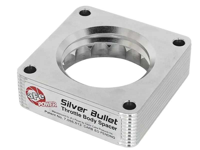 Afe Silver Bullet Throttle Body Spacer For 2003–2006 Nissan 350Z (Vq35De 3.5L V6) 1