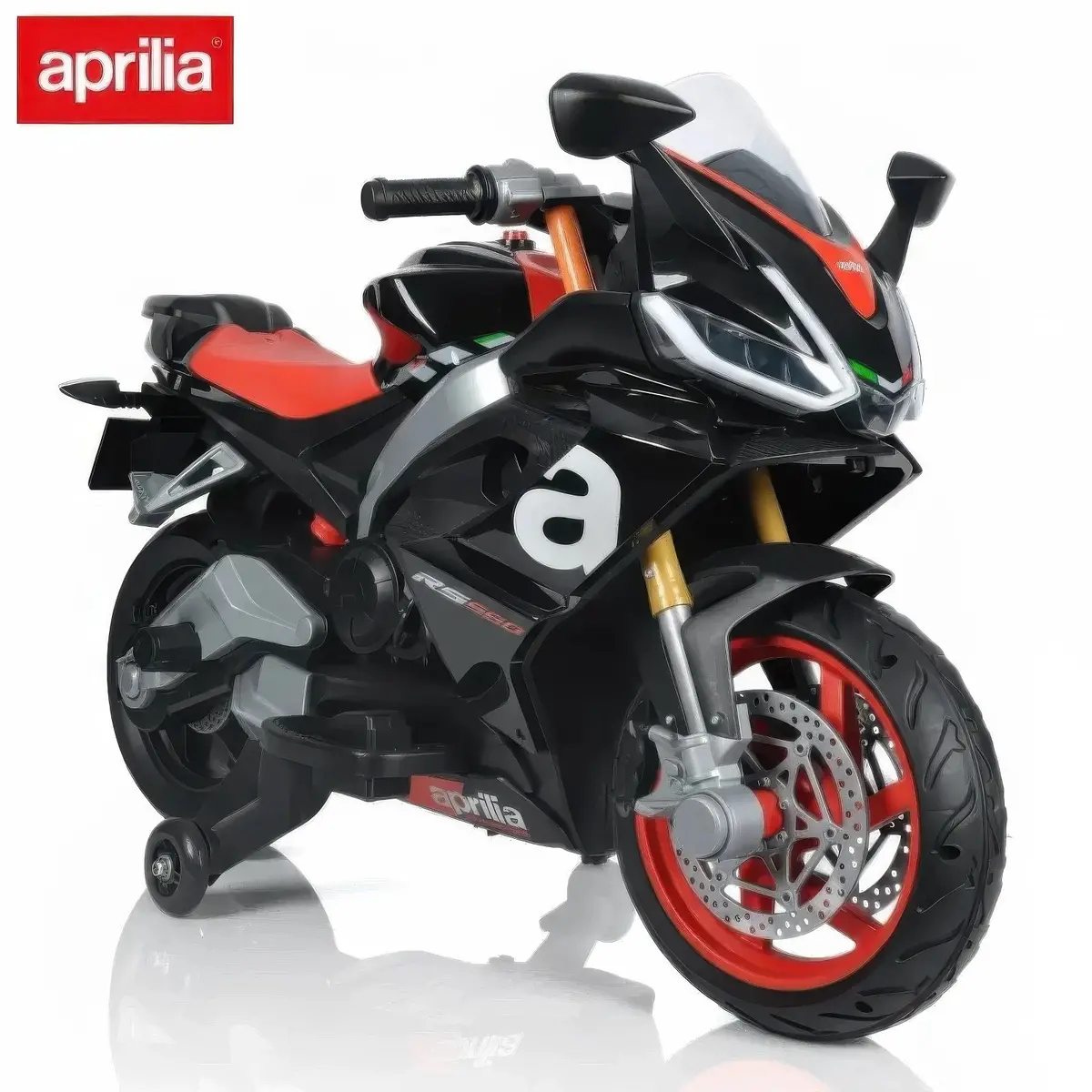 Aprilia Rs660 Ride-On Kids Motorbike 12V – Black 1