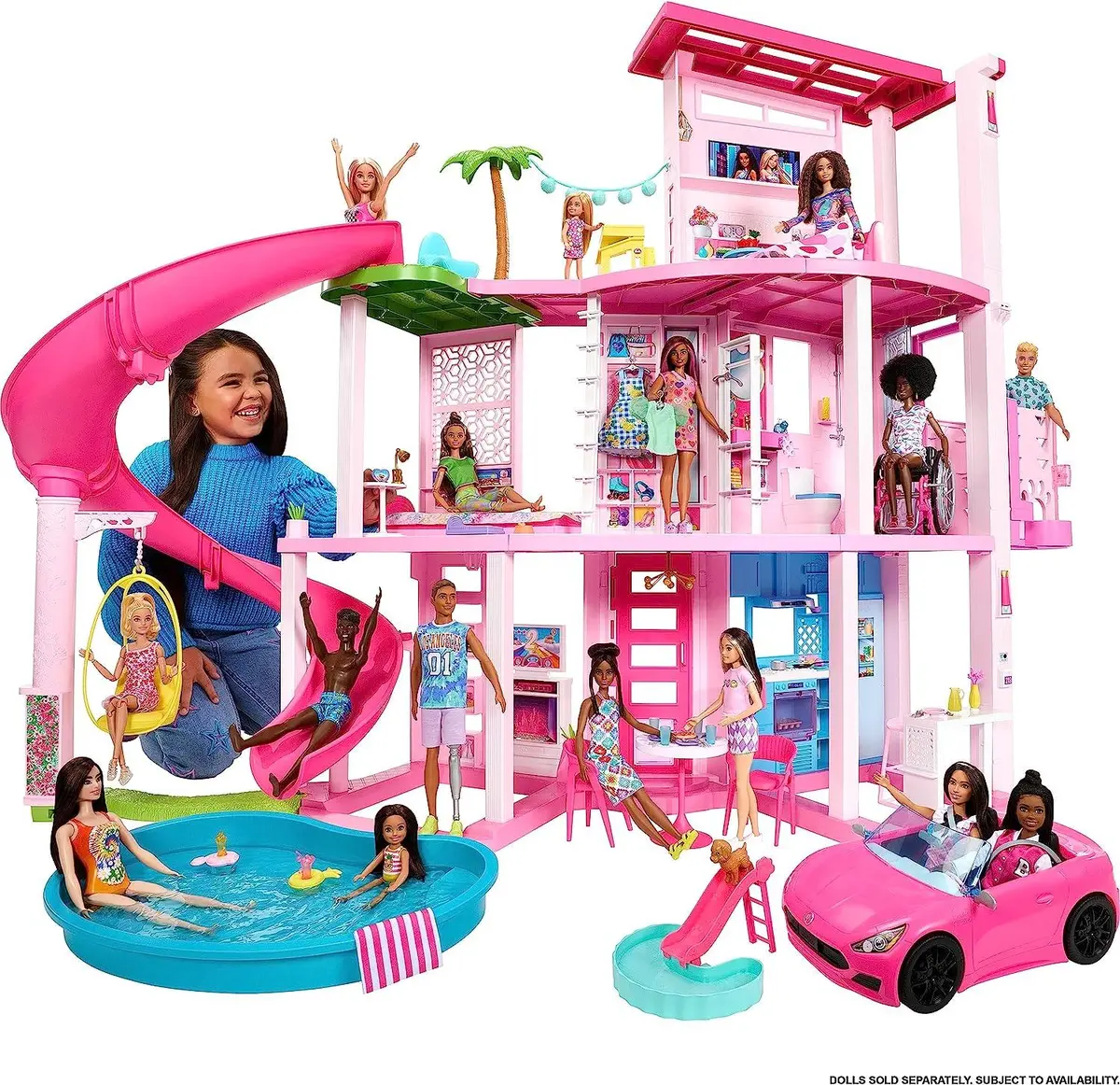 Barbie Dreamhouse 2023 Pool Party Doll House Playset 1