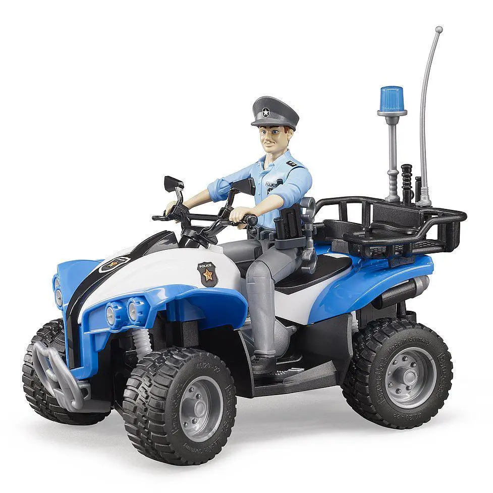 Bruder Police-Quad With Police Officer And Accessories 1