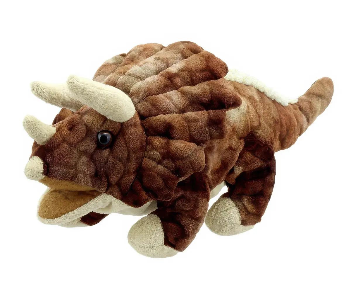 The Puppet Company - Triceratops - Baby Dinos Hand Puppet 1