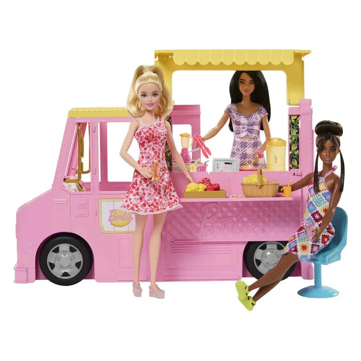 Barbie Lemonade Truck Playset With 25 Accessories 2