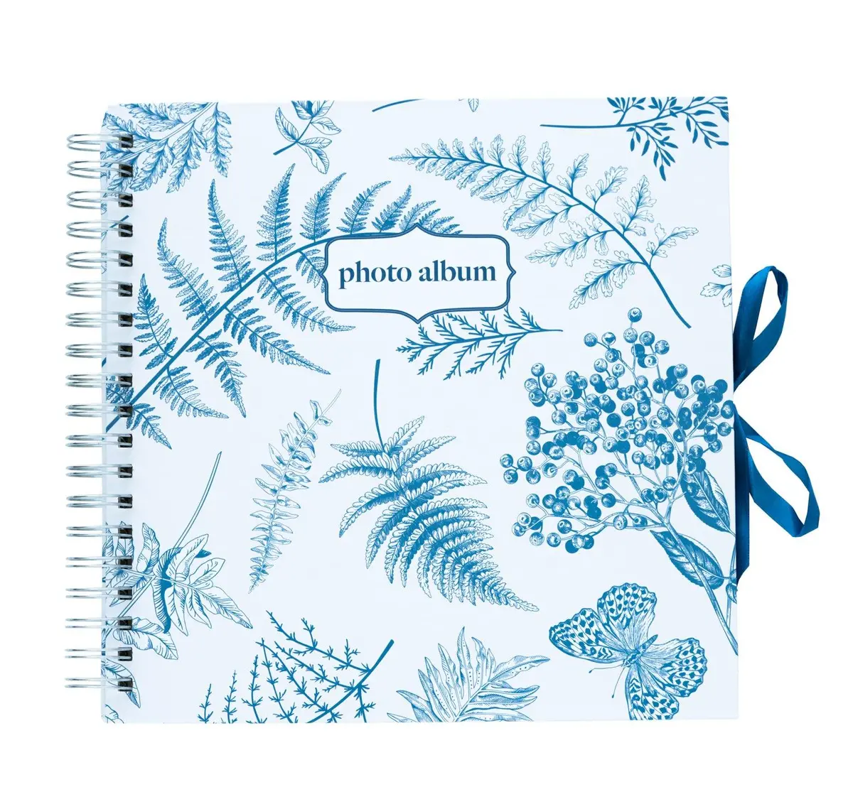 Blue Nature Scrapbook Photo Album 26X26cm 40 Pages 1