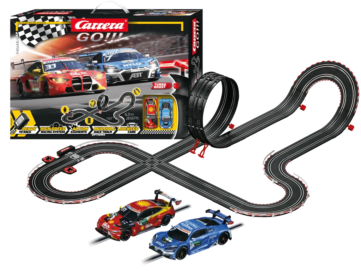Carrera Go!!! Dtm Power Lap Slot Car Racing Toy Set 1