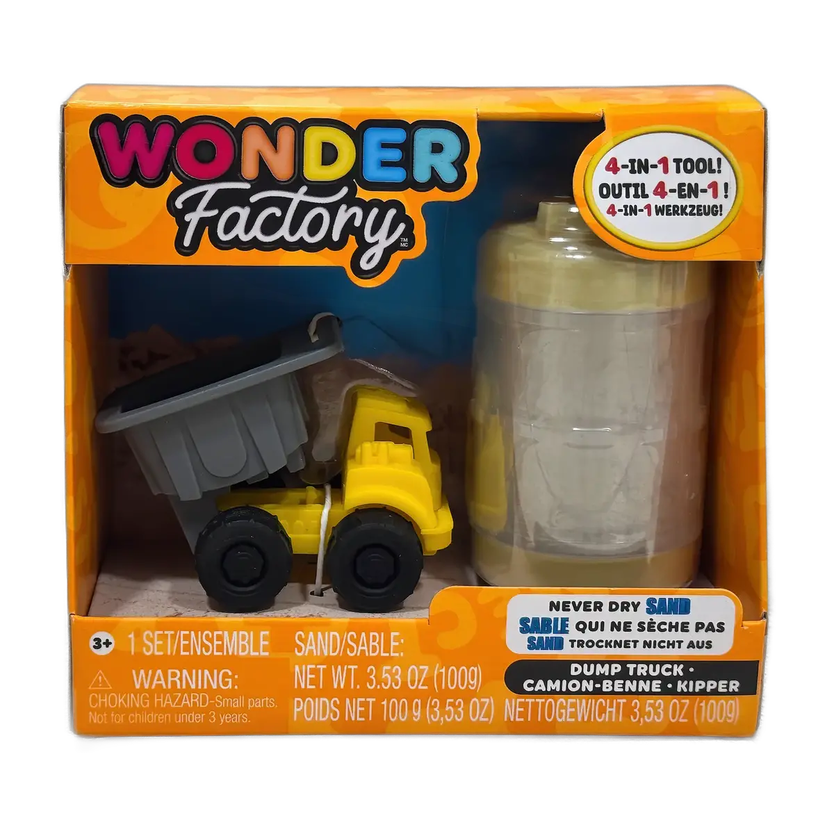 Wonder Factory Never Dry Sand Construction Trucks - Assorted 1