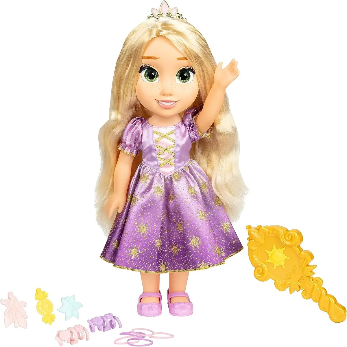 Disney Princess Hair Glow Rapunzel Musical Doll 38Cm 1