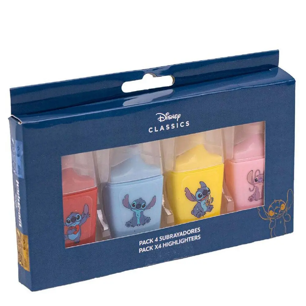 Disney Stitch Blister 4 Highlighters 1