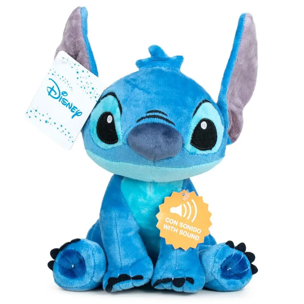 Disney Stitch Soft Plush Toy With Sound 30Cm 1