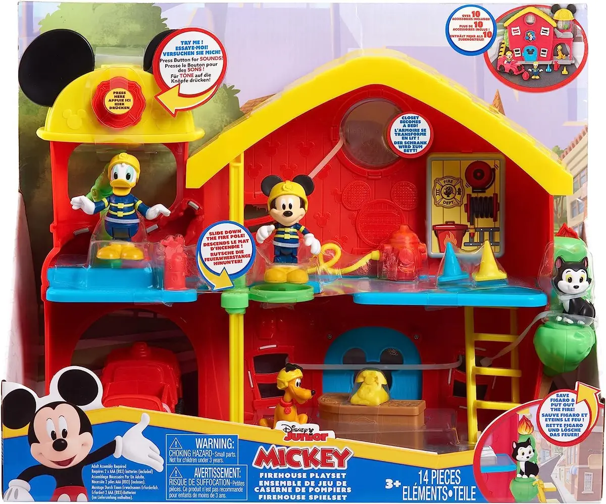 Disney's Mickey Mouse Fire House Playset 1