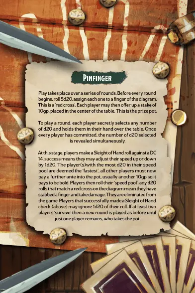 Epic Encounters: Local Legends Tavern Game Handout Pinfinger (Pdf) 1