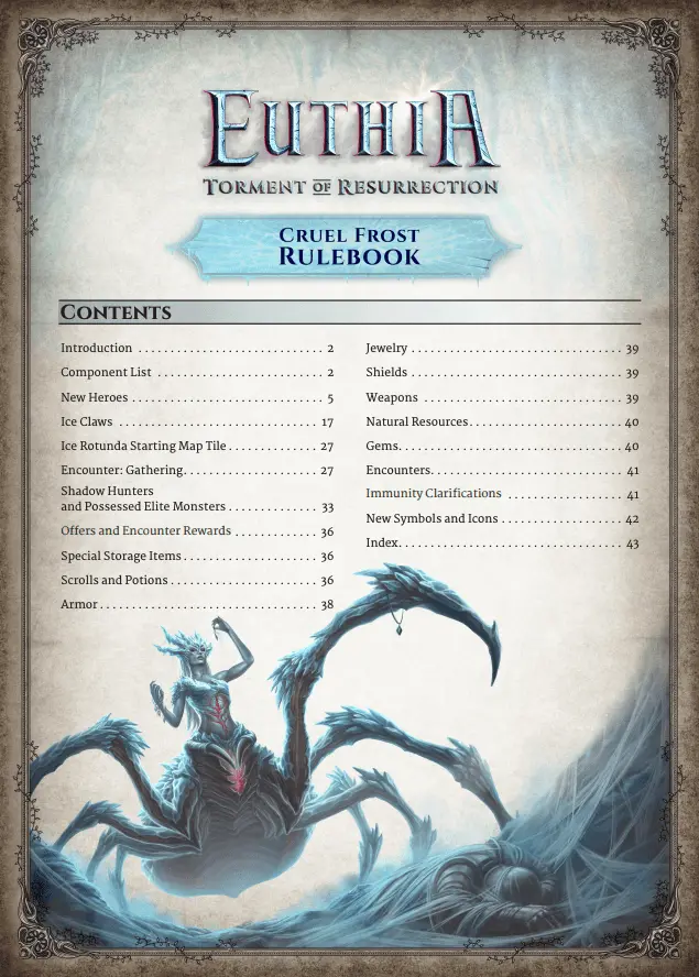 Euthia Cruel Frost Rulebook (Pdf) 1