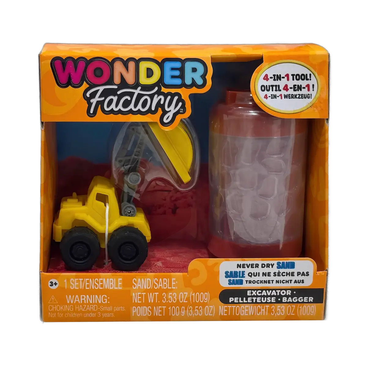 Wonder Factory Never Dry Sand Construction Trucks - Assorted 2
