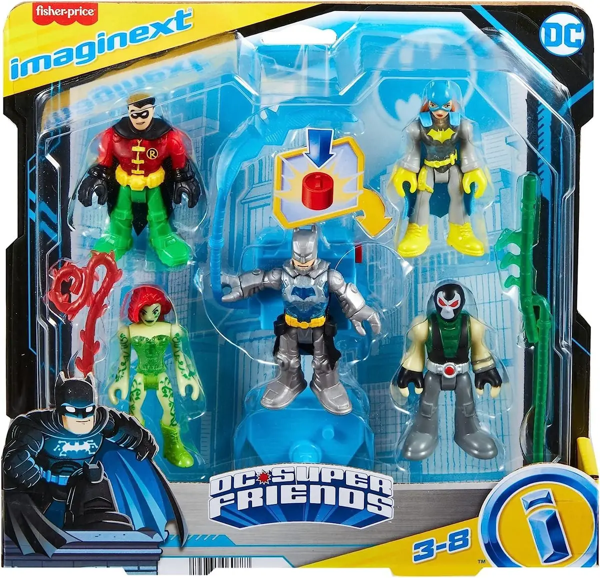 Fisher-Price Imaginext Dc Super Friends Batman Battle Pack 1