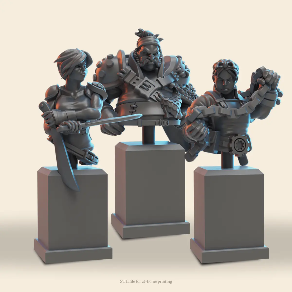 Guild Ball - Trophy Set (Stl Files) 1