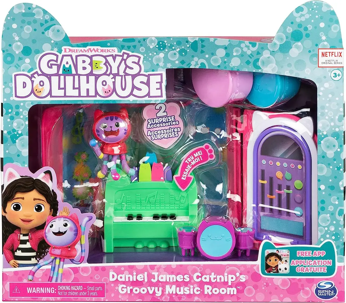 Gabby's Dollhouse Deluxe Room Dj Catnip's Music 1