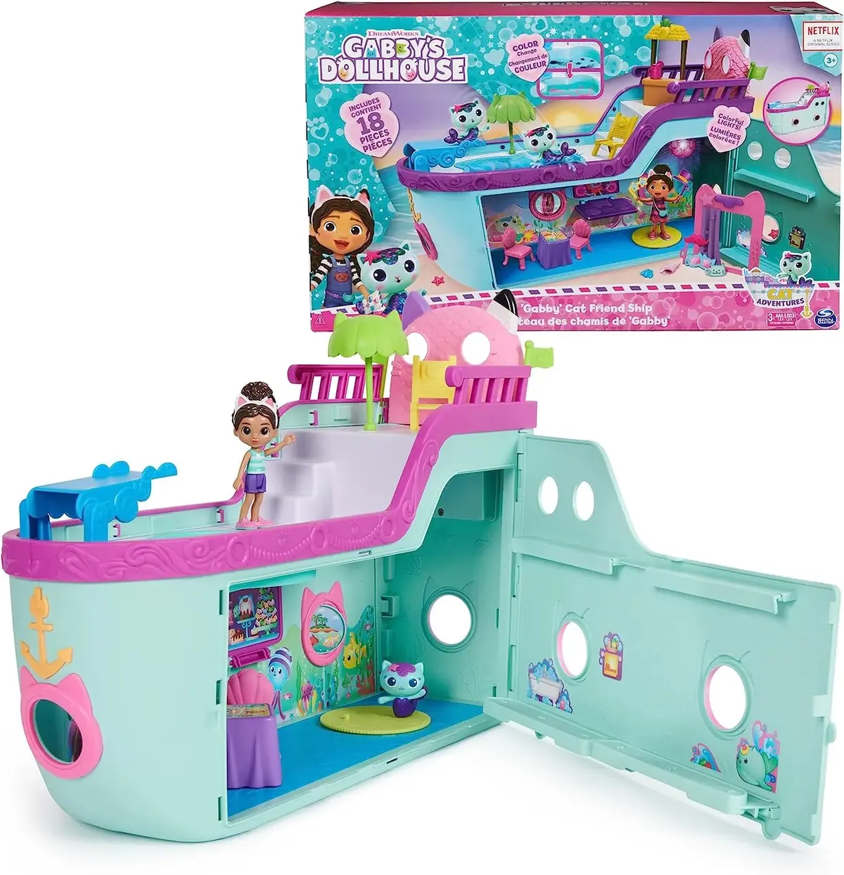 Gabby's Dollhouse Gabby Cat Friend Ship 1