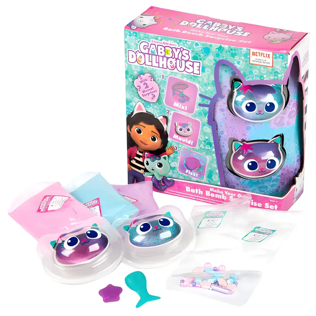 Gabby's Dollhouse Make Your Own Bath Bomb Surprise Set 1