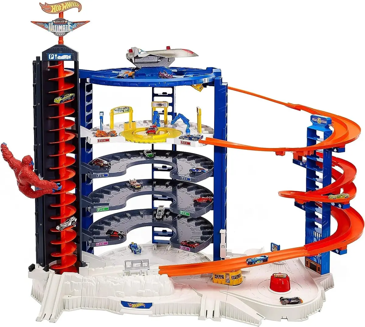 Hot Wheels Super Ultimate Garage Playset With Motorized Gorilla And Cars 1