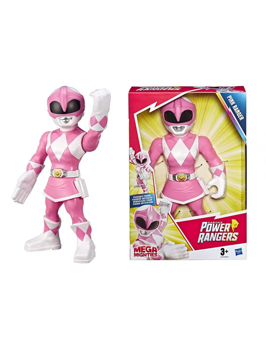 Power Rangers Mega Mighties Pink Ranger Figure 1