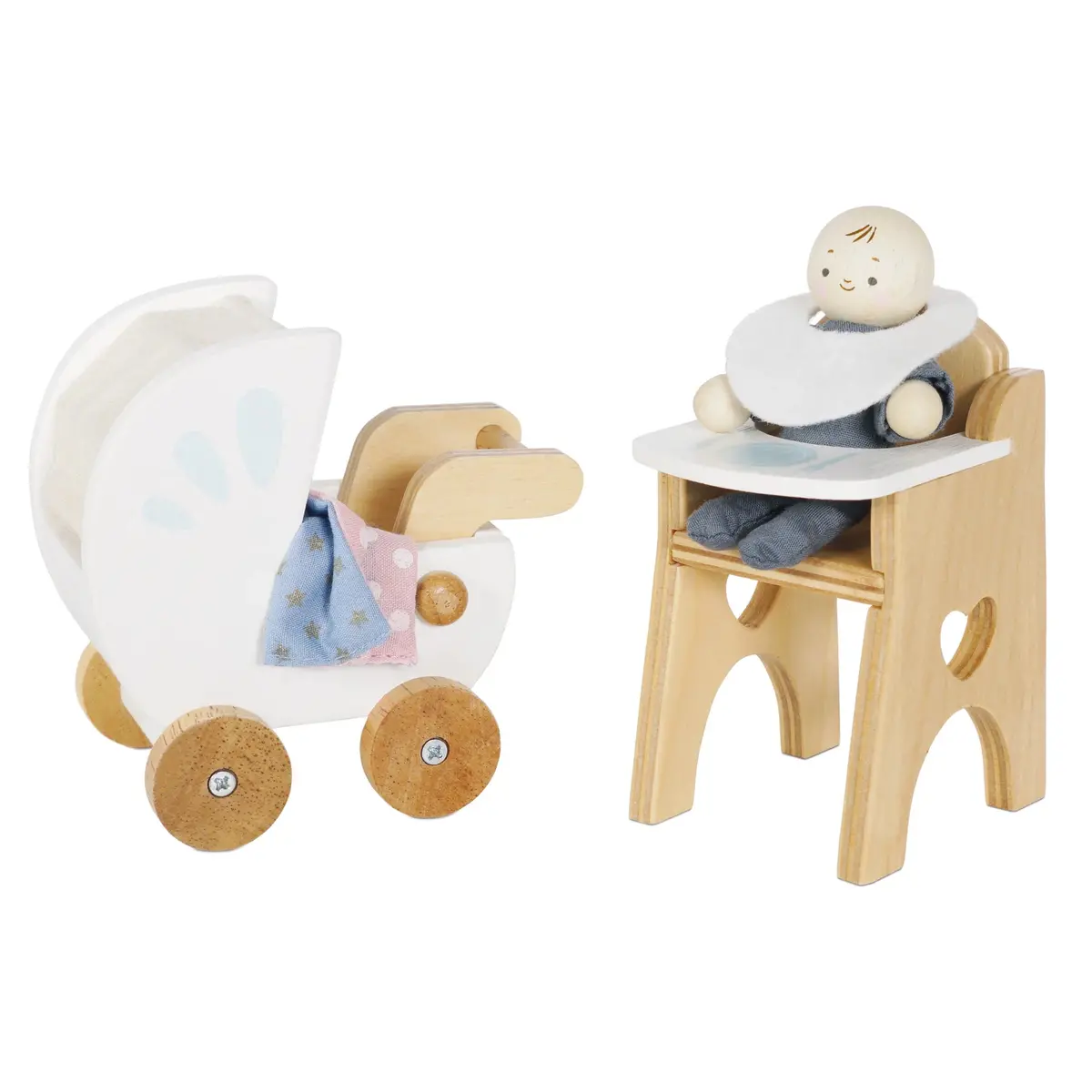 Le Toy Van Doll Nursery Set Dolls House Accessories 1
