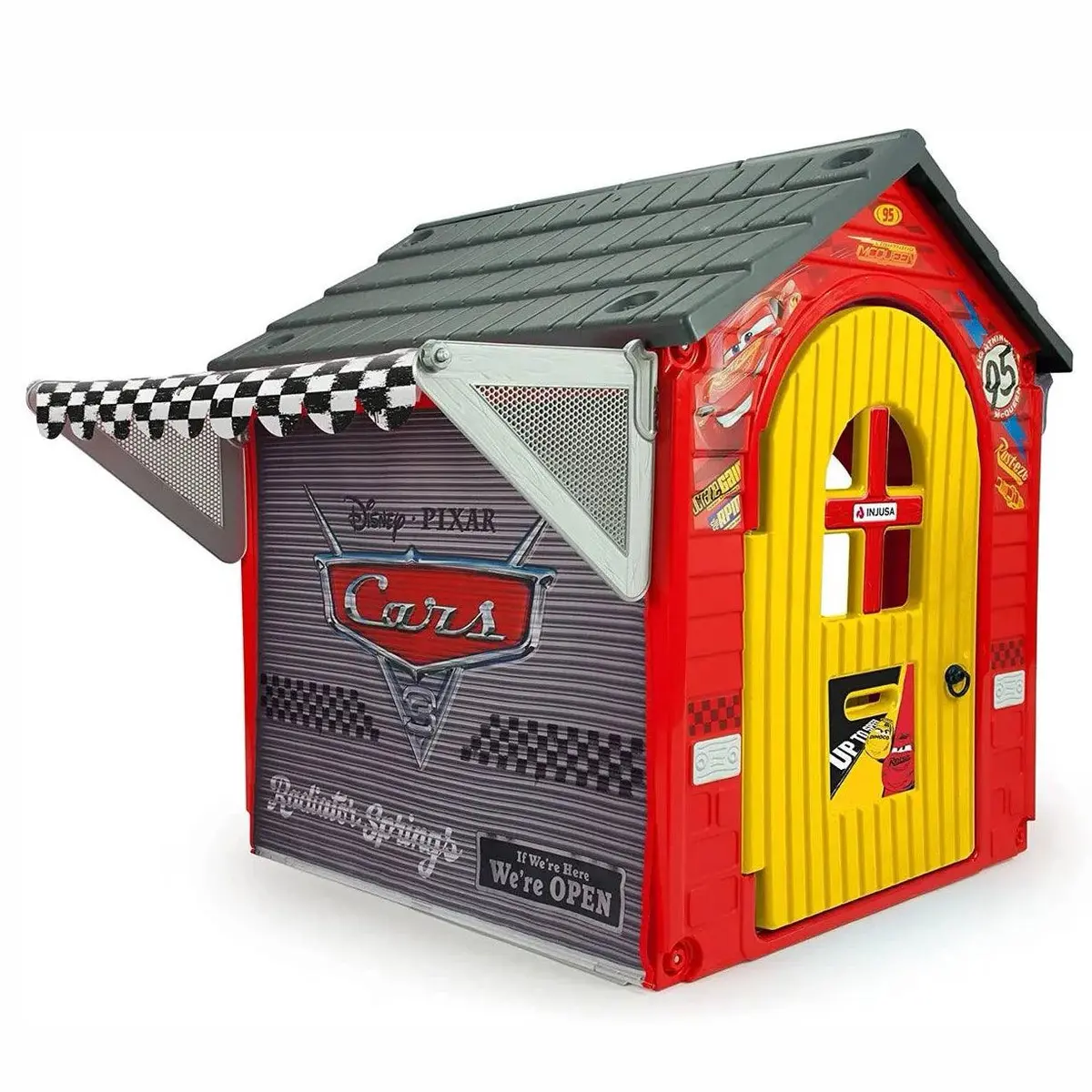 Injusa Cars 3 Garage Playhouse Red 1