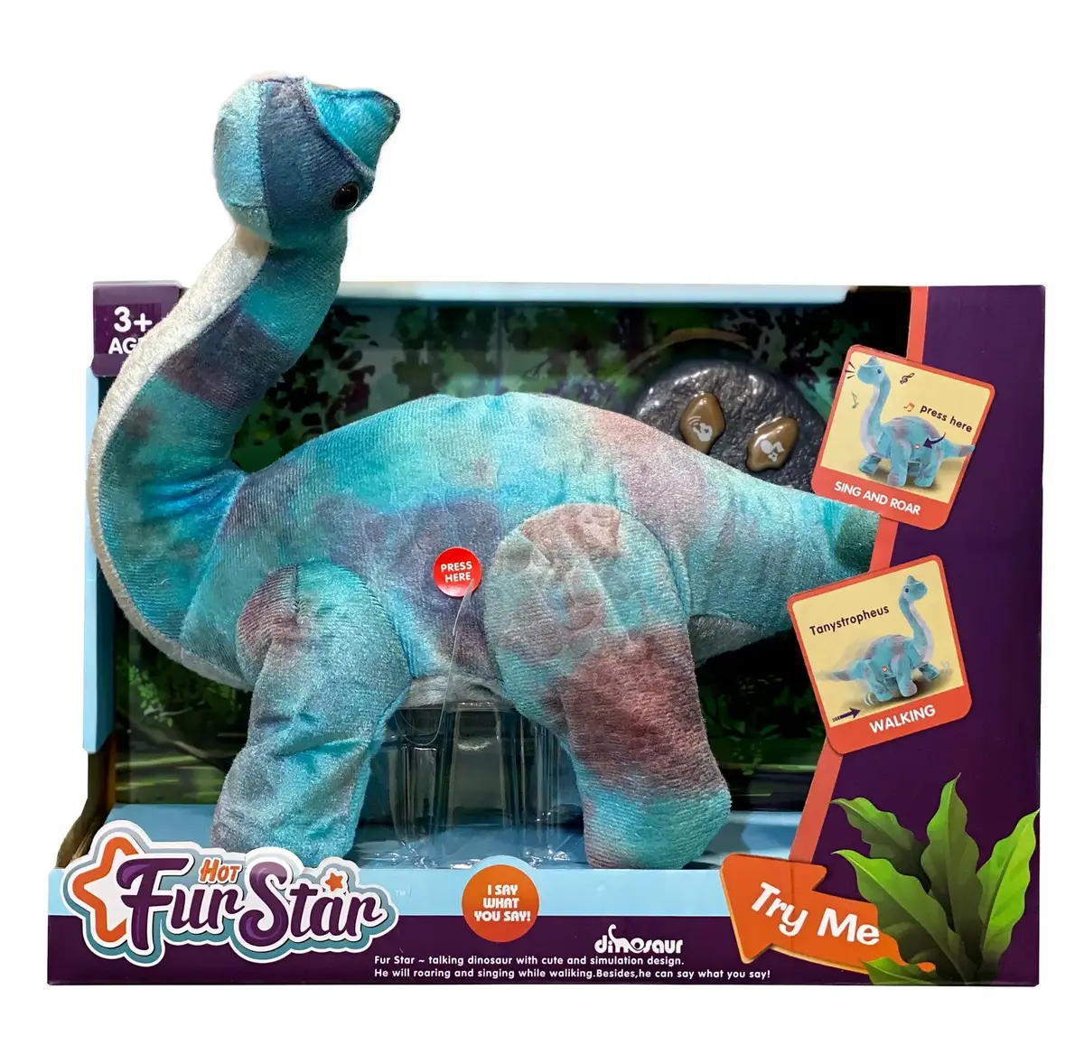 Interactive Rc Plush Dinosaur - Tanystropheus 1