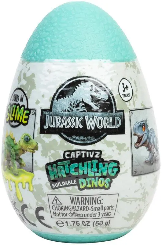 Jurassic World Captivz Hatchlings Slime Egg - Assortment 1